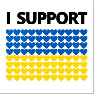 I Support Ukraine Posters and Art